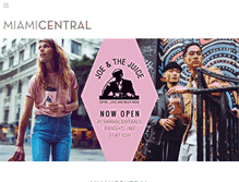 Tablet Screenshot of miamicentral.com